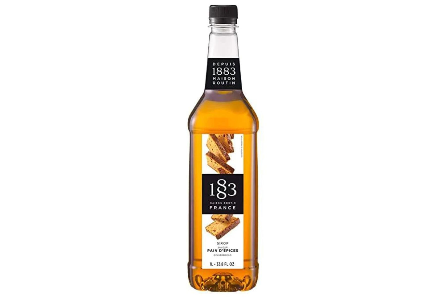1883 Maison Routin Premium Syrup - 6 x 1L Pet-Plastic Bottles - Gingerbread-0