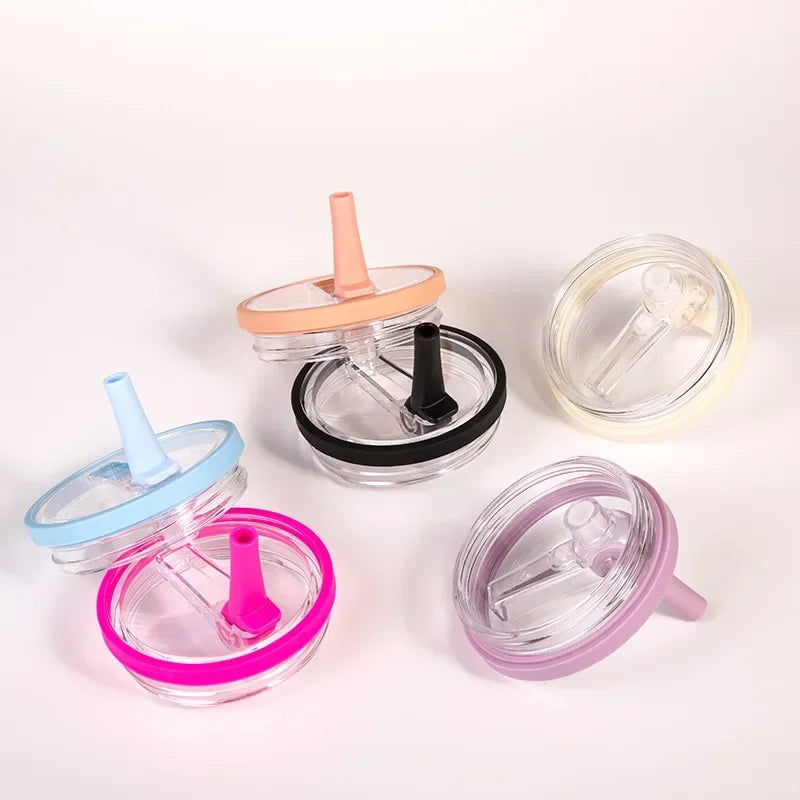 1PC Ice Cup Lid for Stanley 40oz Thermal Water Bottle Cover Coffee Cups Replaceble Tumbler Flip Straw Lid Splash Resistant