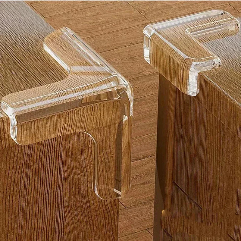 10PCS Clear Anti-collision Coffee Table Furniture Corner Protectors Soft Corner Sheathing Living Room Decor