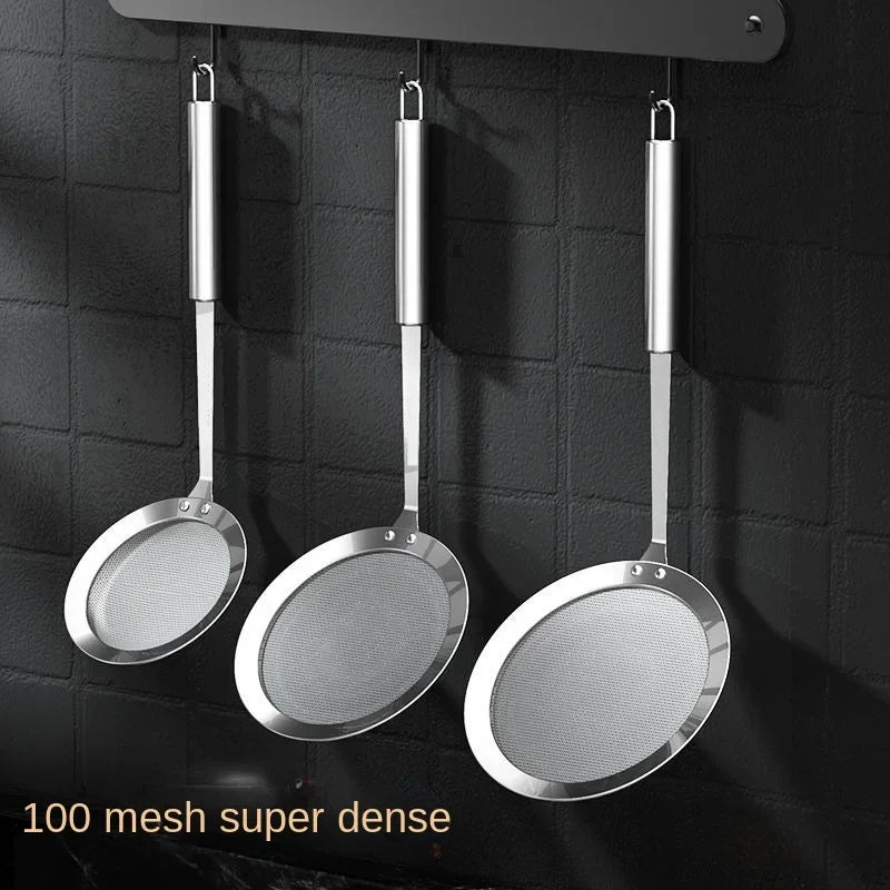 304 Stainless Steel Fine Mesh Filter, Multi-Function Colander for Juice, Coffee, Tea, & Vegetables, Kitchen Accessories