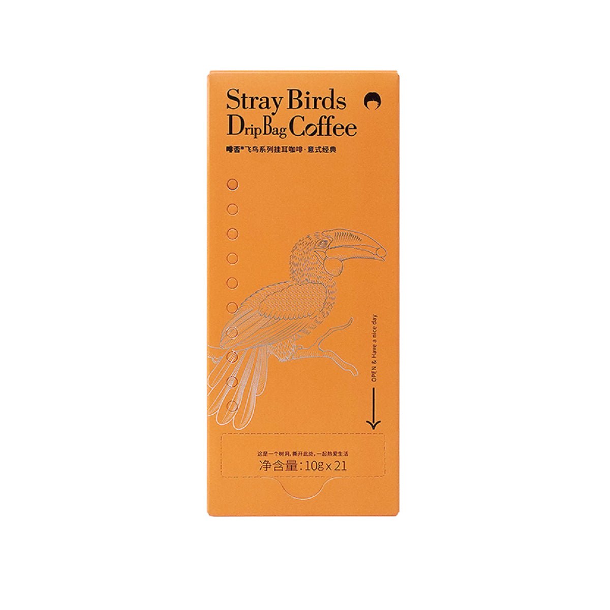 Stray Birds Dripbag Italian Black Coffee 210g (21 Bags)-1