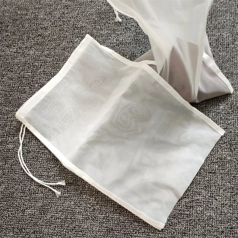 Nut Milk Bag Reusable Almond Milk Bag Strainer Fine Mesh Nylon Cheesecloth Cold Brew Coffee Filter Beer Homebrew Mesh