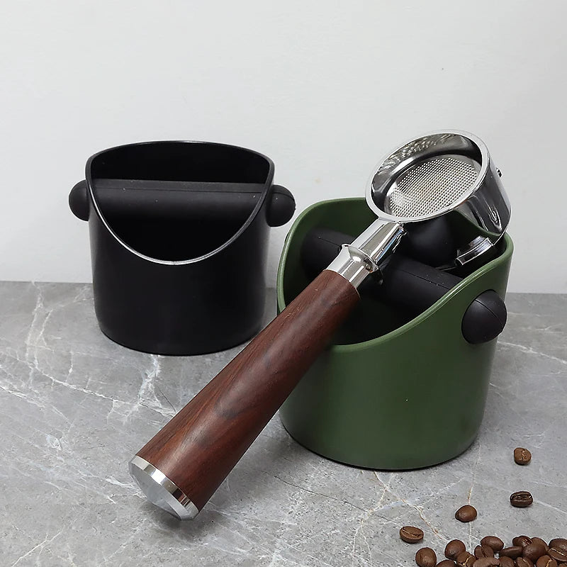 Espresso Knock Box Coffee Grounds Container Anti Slip Dump Bin Grind For Delonghi Breville Bar Cafe Accessories Barista Tools