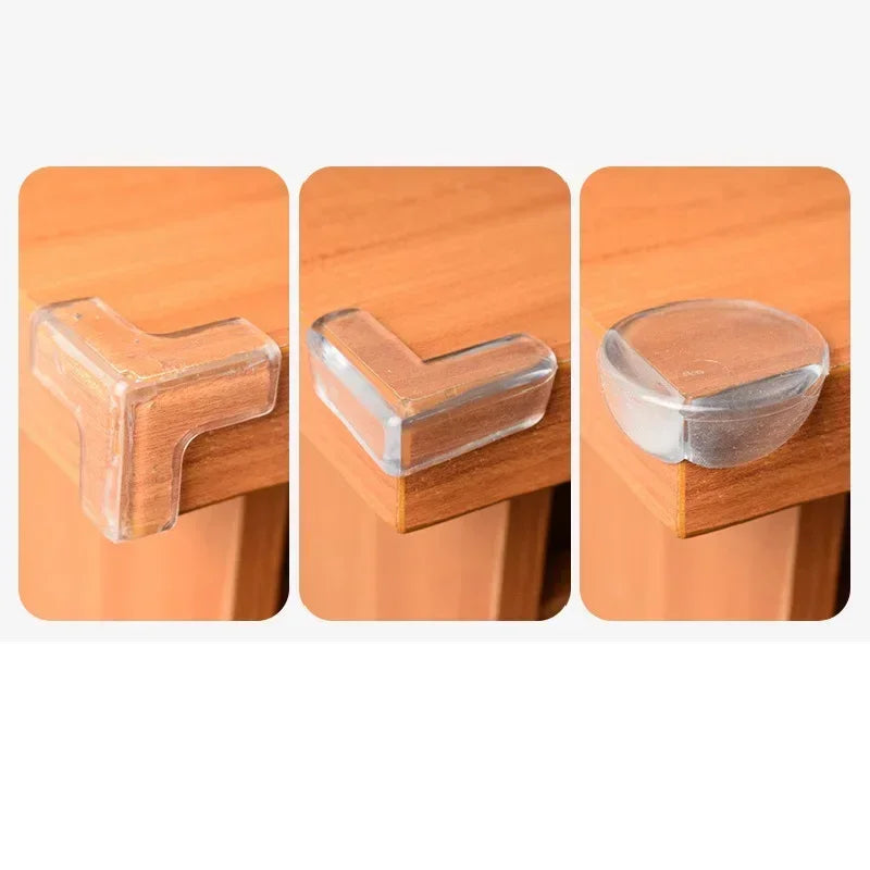 10PCS Clear Anti-collision Coffee Table Furniture Corner Protectors Soft Corner Sheathing Living Room Decor