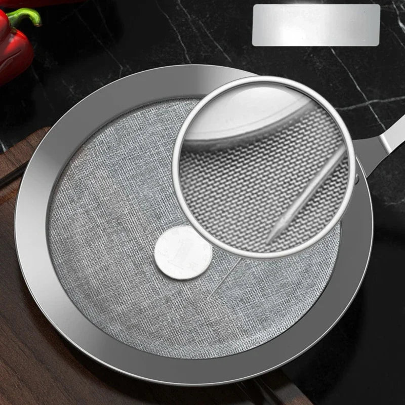304 Stainless Steel Fine Mesh Filter, Multi-Function Colander for Juice, Coffee, Tea, & Vegetables, Kitchen Accessories