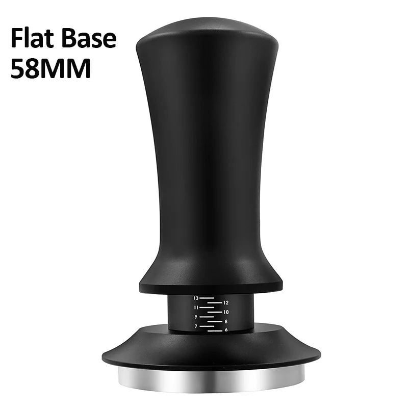 Coffee Tamper Constant Pressure Stainless Steel Coffee Powder Press 51/53/58mm Espresso Distribution Tool with Calibrated Spring